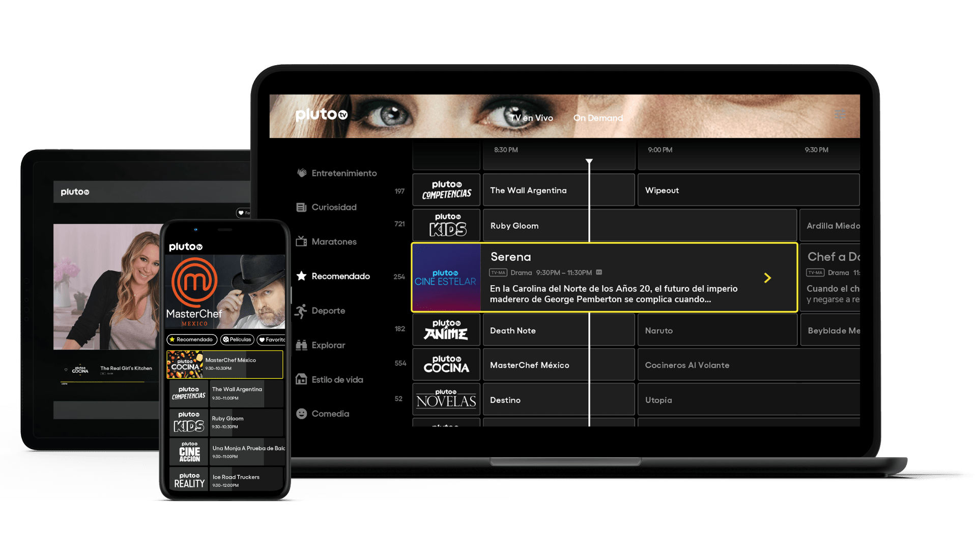 Disponible gratis en tus dispositivos favoritos.